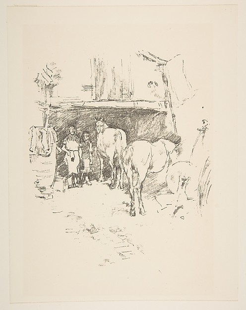 The Smith's Yard, from "The International Studio"