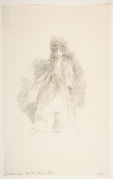 Portrait of a Young Woman Wearing a Hat (Miss Seaton) (Dorothy Seaton in a Hat)