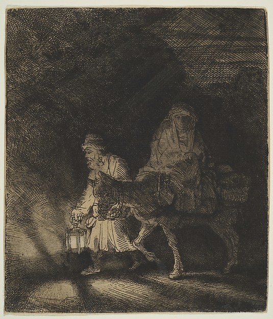 The Flight into Egypt: a Night Piece by Rembrandt van Rijn