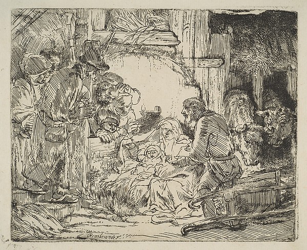 The Adoration of the Shepherds, with the lamp
