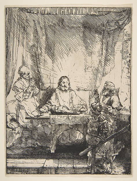 The Supper at Emmaus by Rembrandt van Rijn