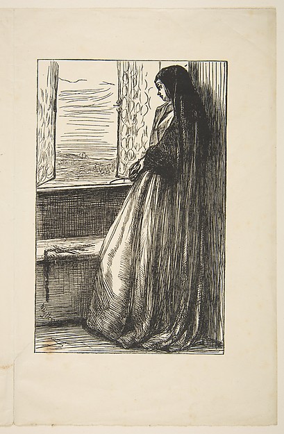 The Nun in "Count Burckhardt" (for "Once a Week," September 27, 1862)