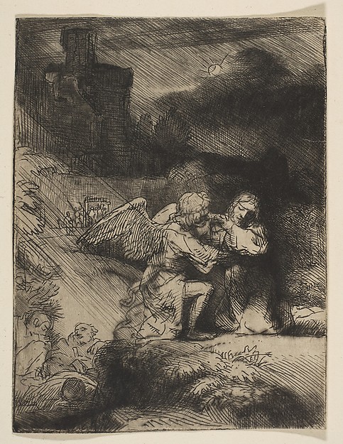 The Agony in the Garden by Rembrandt van Rijn