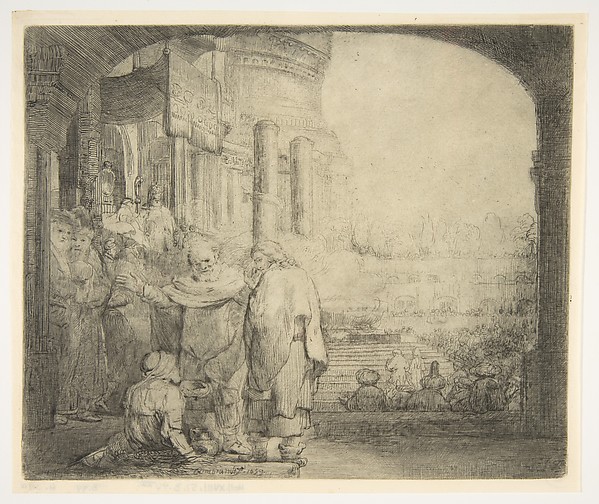 Peter and John Healing the Cripple at the Gate of the Temple