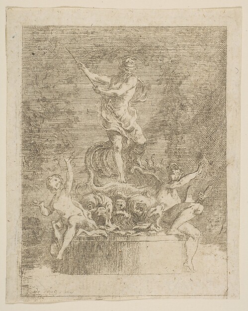 "La Colere de Neptune," fontaine