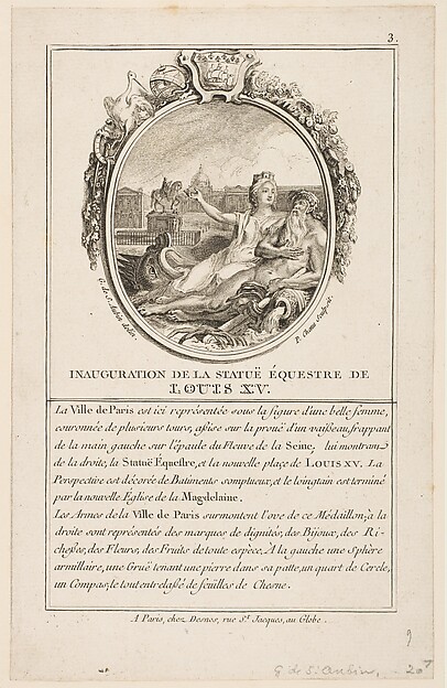 The Inauguration of the Statue of Louis XV