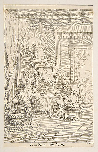 Division of the Bread by Claude Gillot