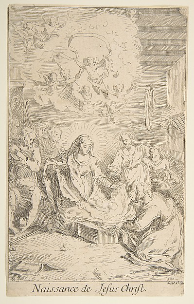 Nativity by Claude Gillot