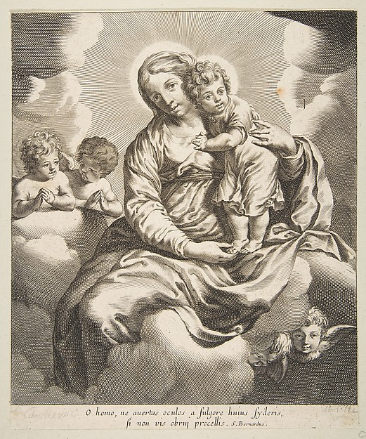 Madonna and Child in Glory by Anonymous, 17th century