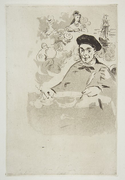 Frontispiece for an edition of "Les Ballades" by Théodore de Banville