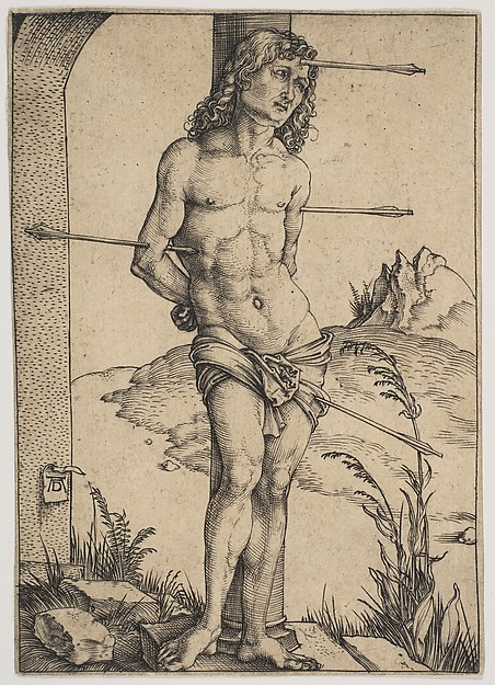 Saint Sebastian Bound to the Column