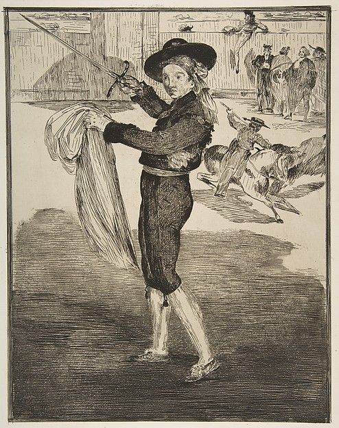 Mlle. Victorine in the Costume of an "Espada"