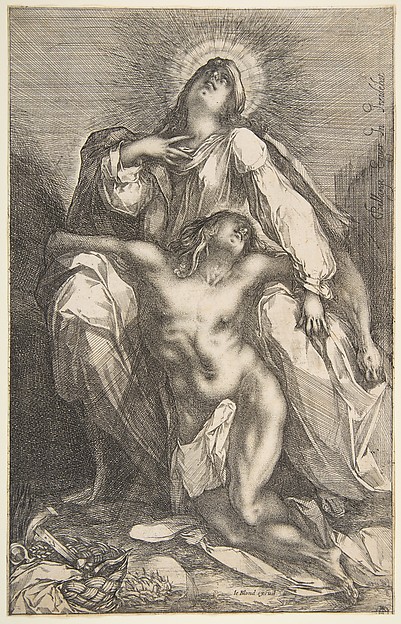 Pietà by Jacques Bellange
