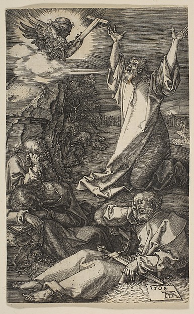 Christ on the Mount of Olives, from "The Passion"