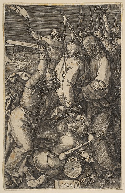 The Betrayal of Christ, from "The Passion" by Albrecht Dürer