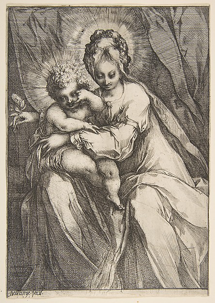 Madonna with a Rose by Jacques Bellange