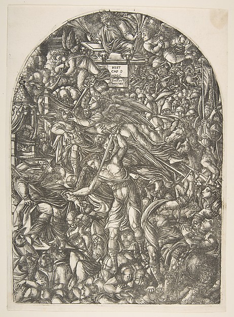The Angel sounding the Sixth Trumpet, from the Apocalypse