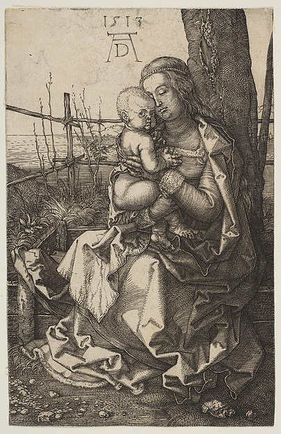 Virgin and Child Seated by a Tree