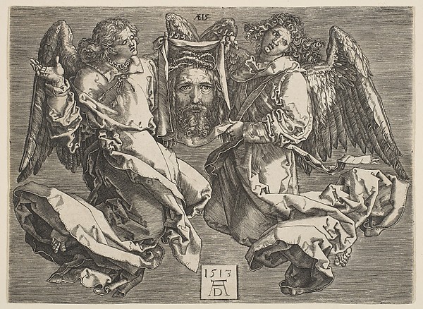 The Sudarium Carried by Two Angels, copy
