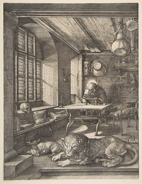 Saint Jerome in His Study