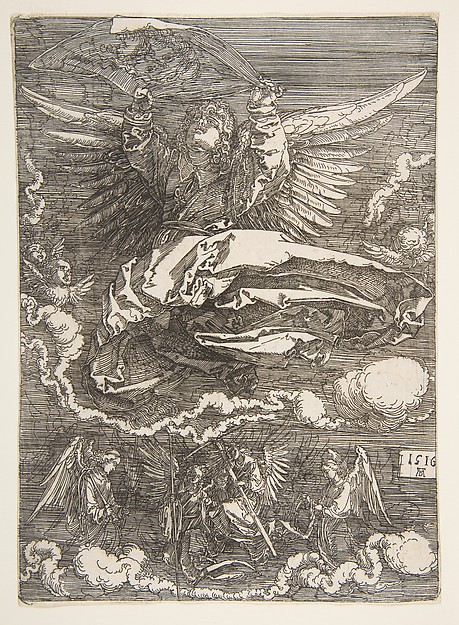 The Sudarium Displayed by an Angel