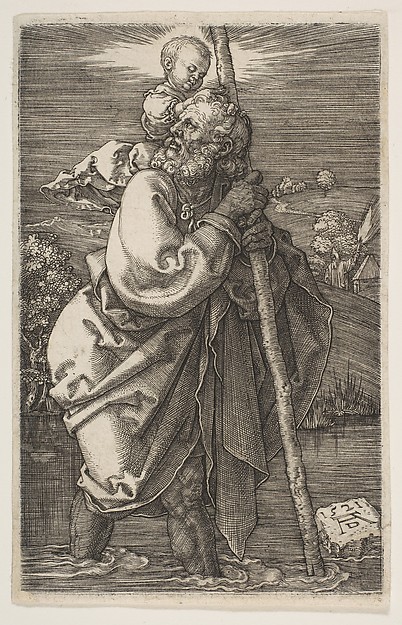 Saint Christopher Facing Left