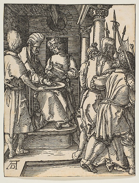 Pilate Washing His Hands, from "The Small Passion"