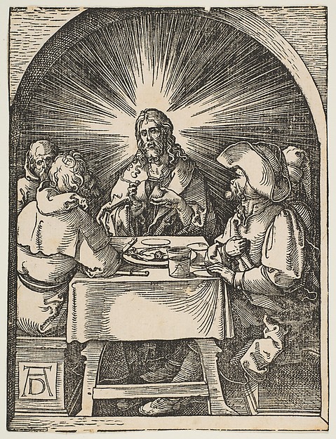Christ in Emmaus, from "The Small Passion"