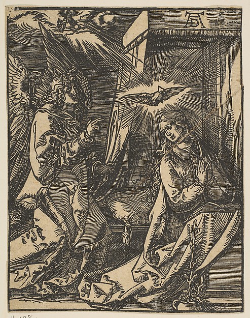 The Annunciation, from the Small Passion, copy