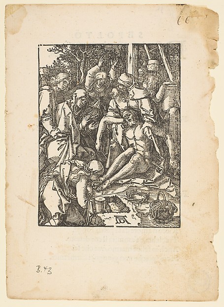 The Lamentation, from "The Small Passion", edition Venice