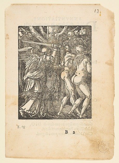 The Expulsion from Paradise, from "The Small Passion", edition Venice