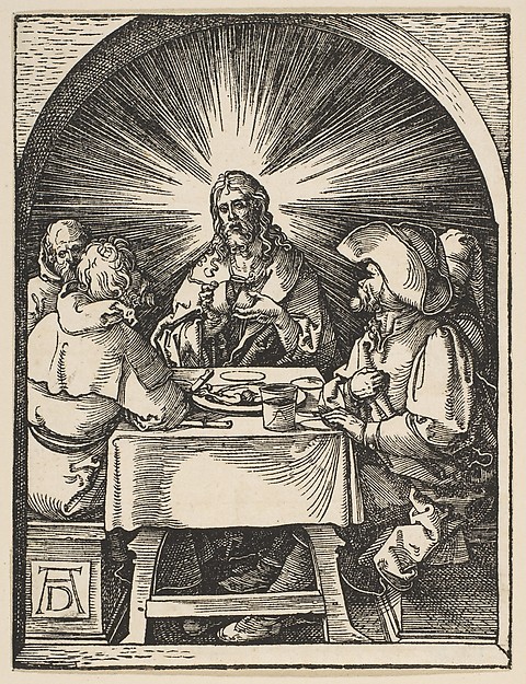 Christ in Emmaus, from "The Small Passion"