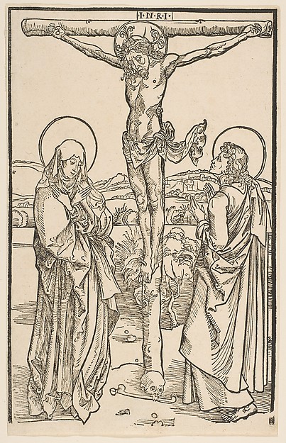 Christ on the Cross with the Virgin and Saint John