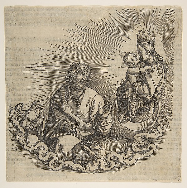 The Virgin Appearing to Saint John, frontispiece to "The Apocalypse"