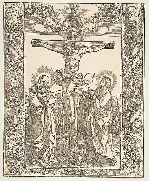 Christ on the Cross between the Virgin and Saint John