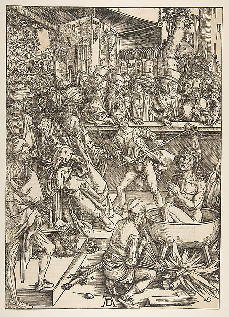 The Martyrdom of Saint John, from "The Apocalypse", Latin Edition