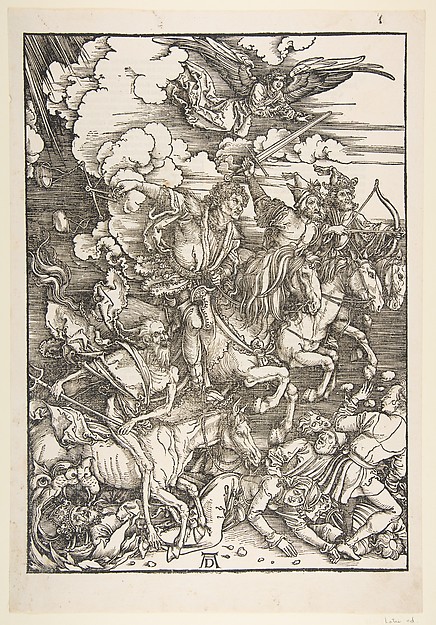 The Four Horsemen, from "The Apocalypse"