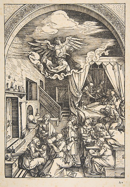 The Birth of the Virgin, from "The Life of the Virgin"