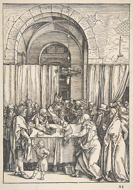 The Rejection of Joachim's Offering, from "The Life of the Virgin"