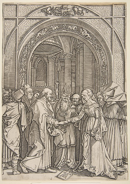 The Betrothal of the Virgin, from The Life of the Virgin (copy)