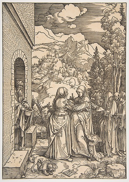 The Visitation, from "The Life of The Virgin"