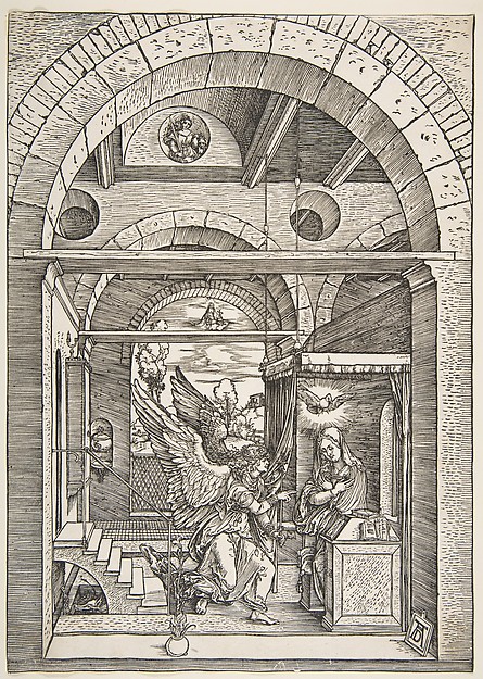 The Annunciation, from The Life of the Virgin