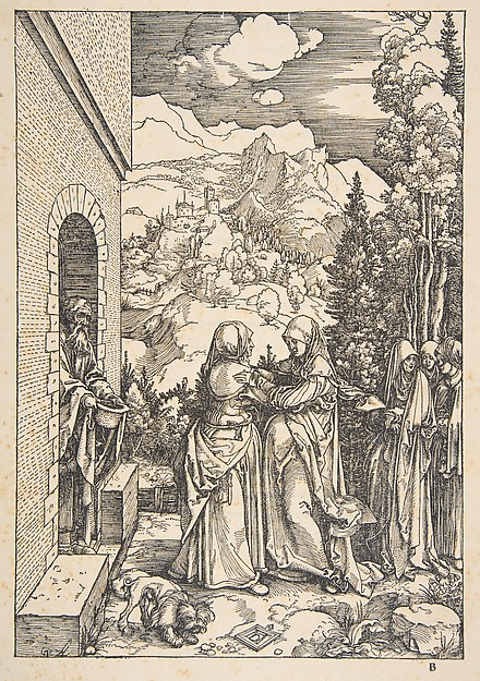 The Visitation, from "The Life of the Virgin"