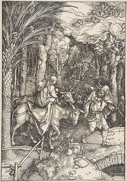 The Flight into Egypt, from "The Life of the Virgin" by Albrecht Dürer