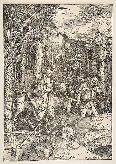The Flight into Egypt, from The Life of the Virgin, from the Latin Edition by Albrecht Dürer