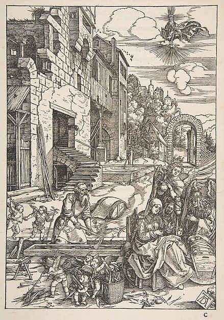The Sojourn of The Holy Family in Egypt, from "The Life of the Virgin"