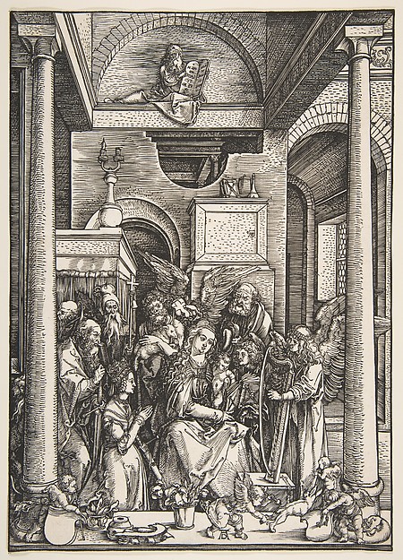 The Glorification of  the Virgin, from The Life of the Virgin