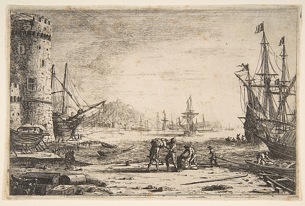 Harbour with a Large Tower