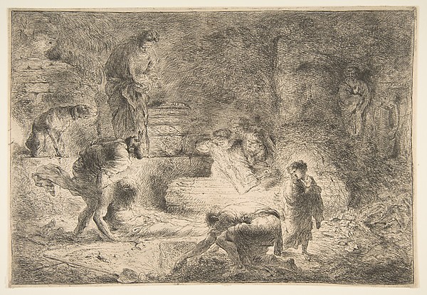 Tobit burying the Dead