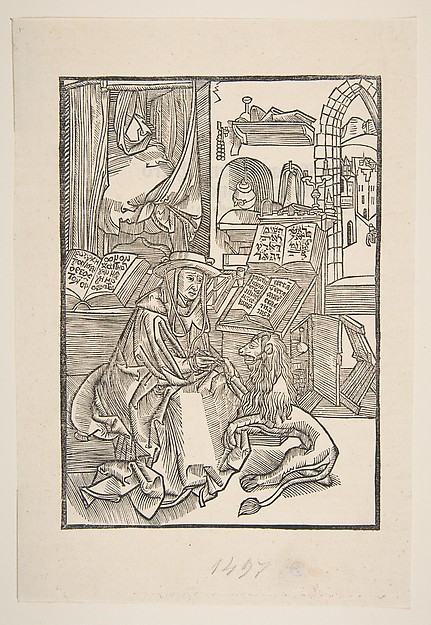 Saint Jerome exctracting a Thorn from the Lion's Foot (copy)